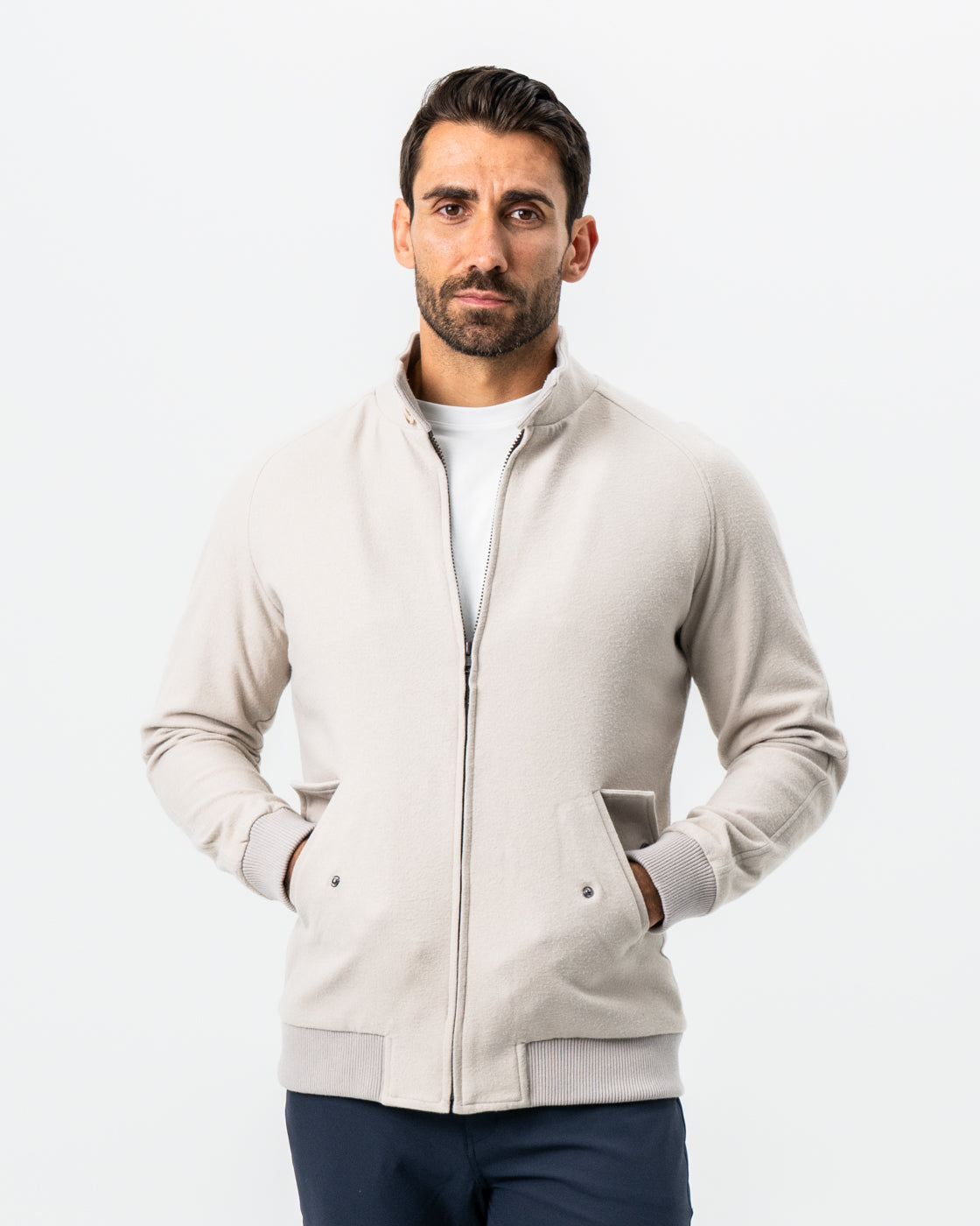 Brushed Bomber - Tan | State & Liberty Outerwear