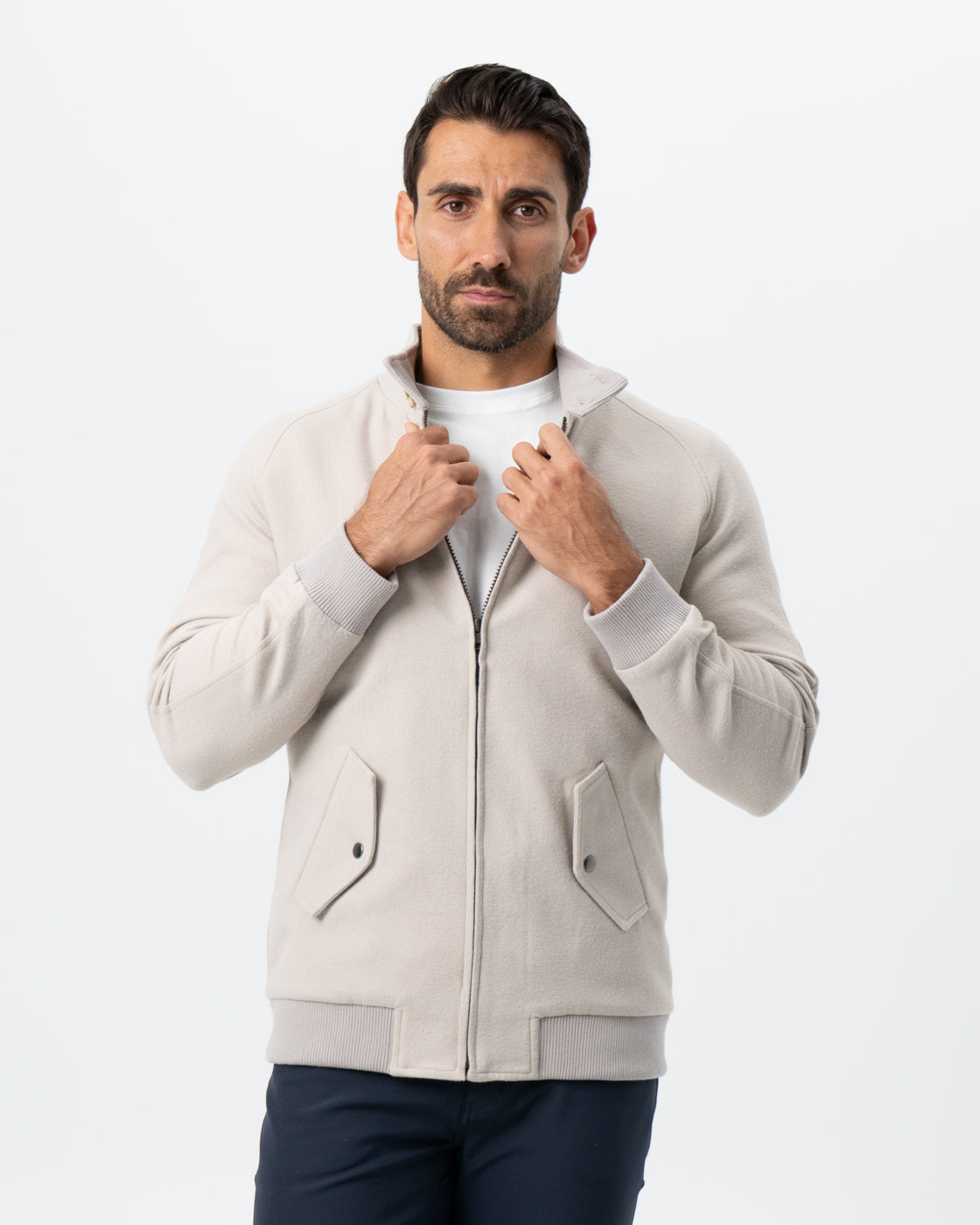 Brushed Bomber - Tan | State & Liberty Outerwear