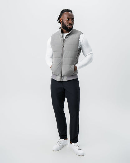 Down Vest - Light Grey | State & Liberty Outerwear