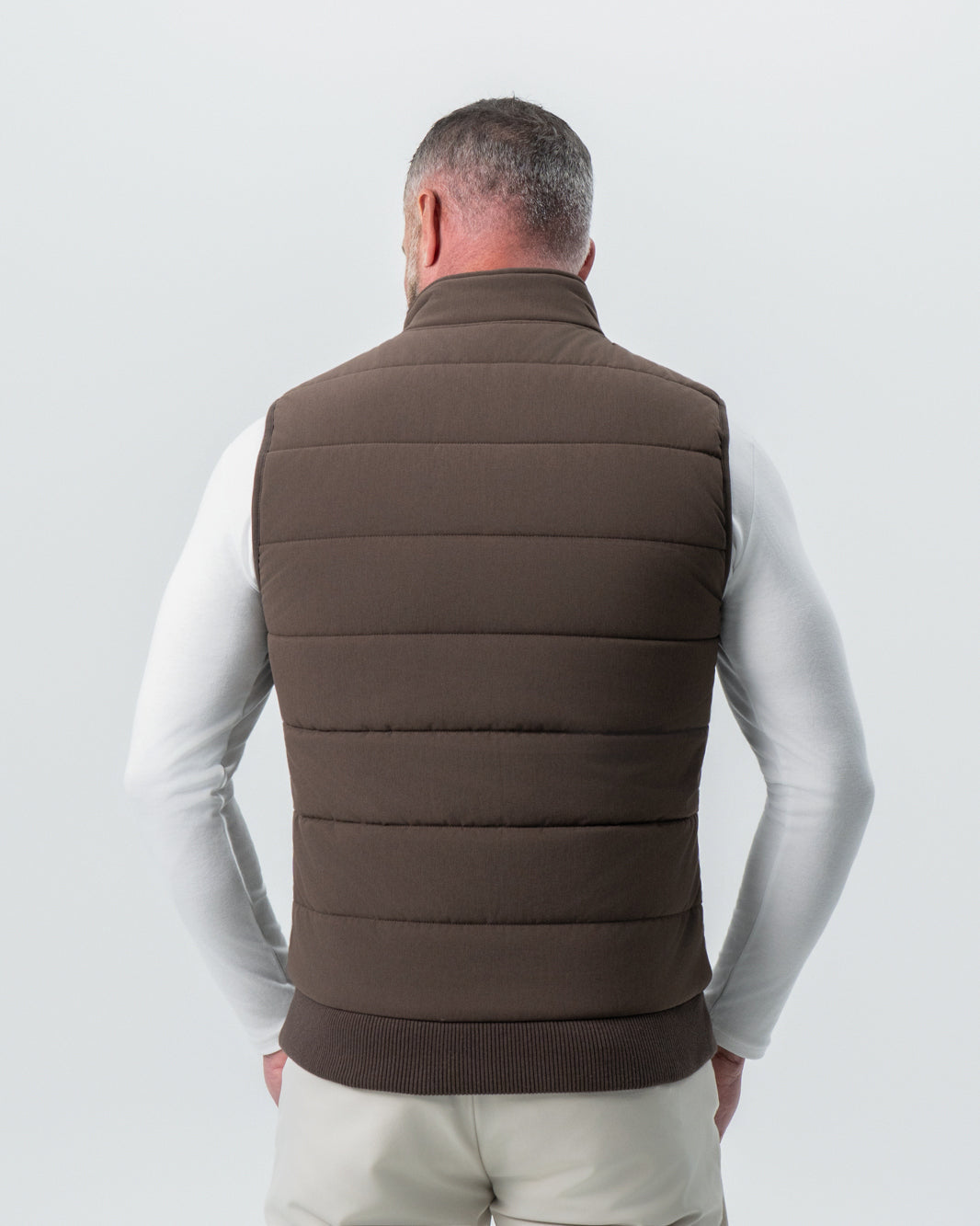 Down Vest - Brown | State & Liberty Outerwear