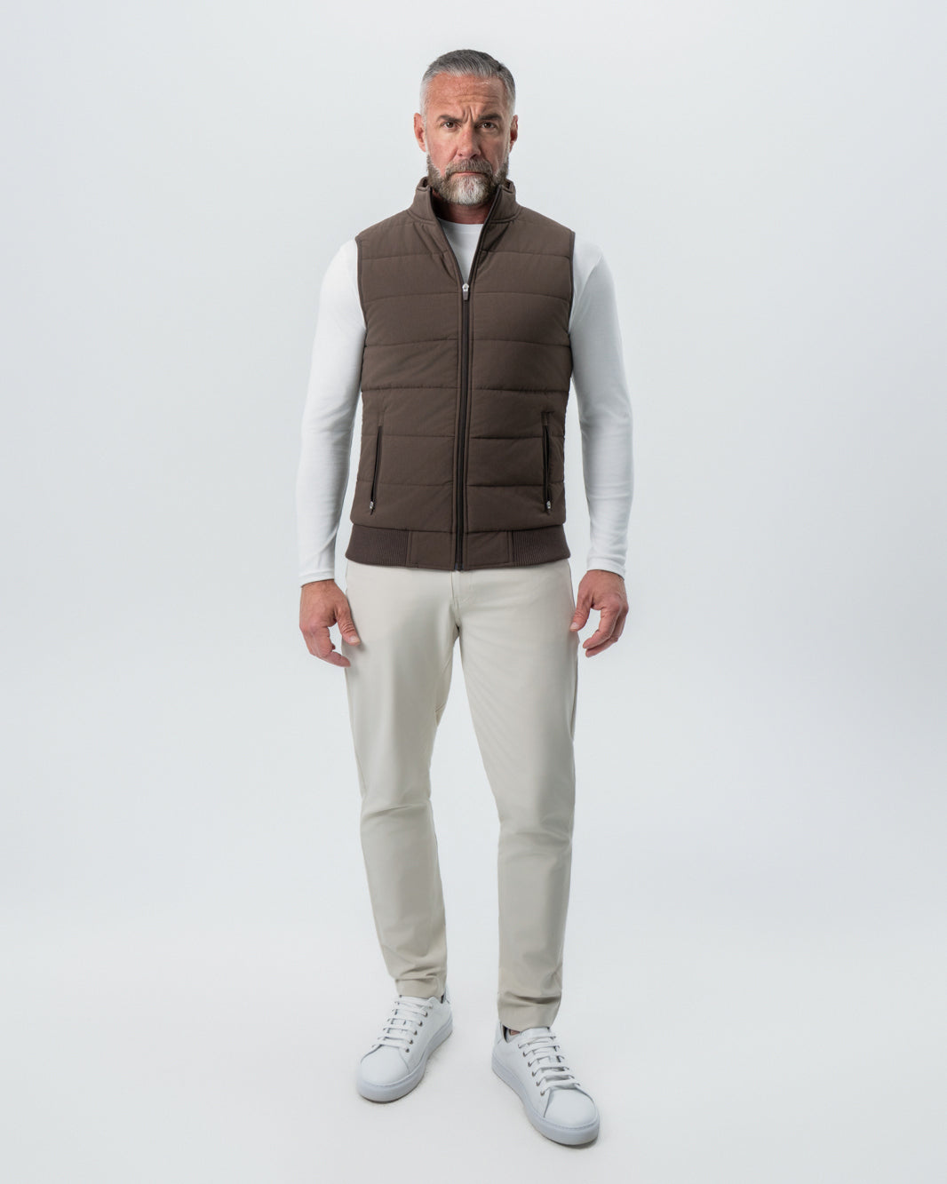 Down Vest - Brown | State & Liberty Outerwear