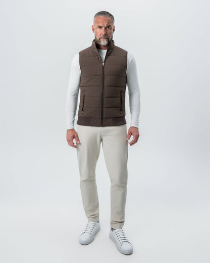 Down Vest - Brown | State & Liberty Outerwear