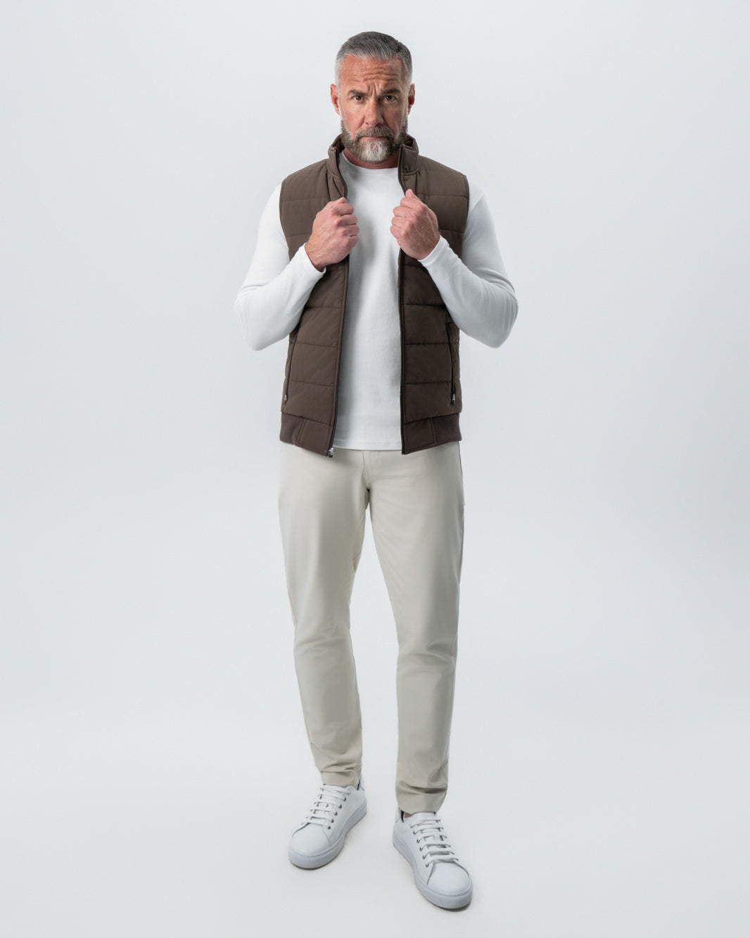 Down Vest - Brown | State & Liberty Outerwear