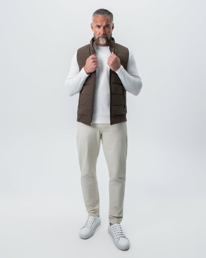 Down Vest - Brown | State & Liberty Outerwear