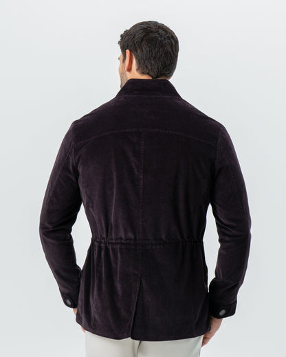 Corduroy Field Jacket - Dark Burgundy | State & Liberty Outerwear