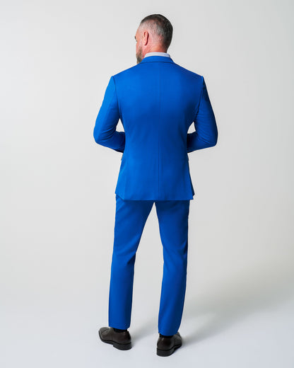 Athletic Fit Stretch Suit - Solid Royal Blue | State & Liberty Suits