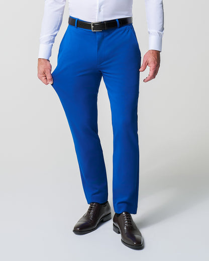 Athletic Fit Stretch Suit - Solid Royal Blue | State & Liberty Suits