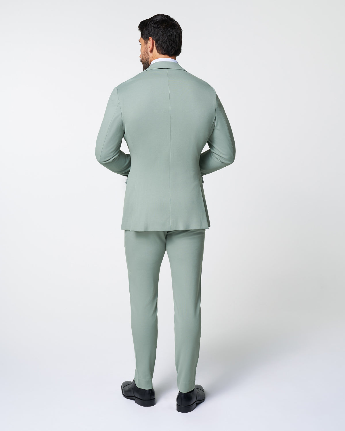 Athletic Fit Stretch Suit - Solid Dusty Sage | State & Liberty Suits