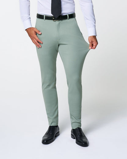 Athletic Fit Stretch Suit - Solid Dusty Sage | State & Liberty Suits