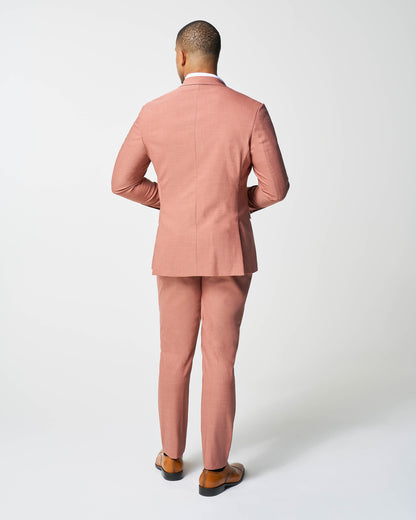 Athletic Fit Stretch Suit - Heathered Salmon | State & Liberty Suits