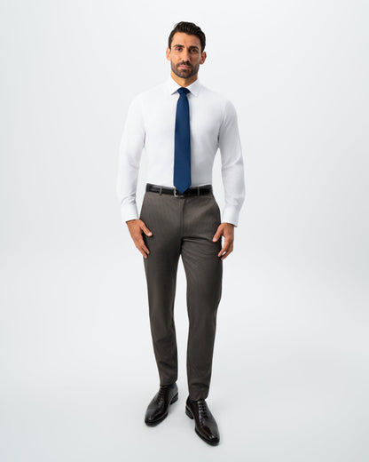 Athletic Fit Stretch Suit - Brown Houndstooth | State & Liberty Suits