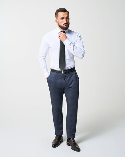 Athletic Fit Stretch Suit - Independence Blue Big Plaid | State & Liberty Suits