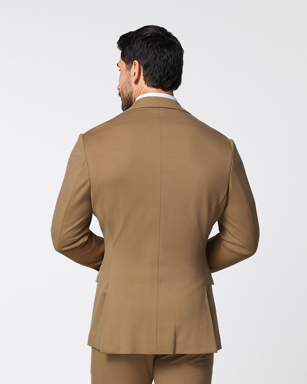 Athletic Fit Stretch Blazer - Solid Dark Tan | State & Liberty Suits|Blazers