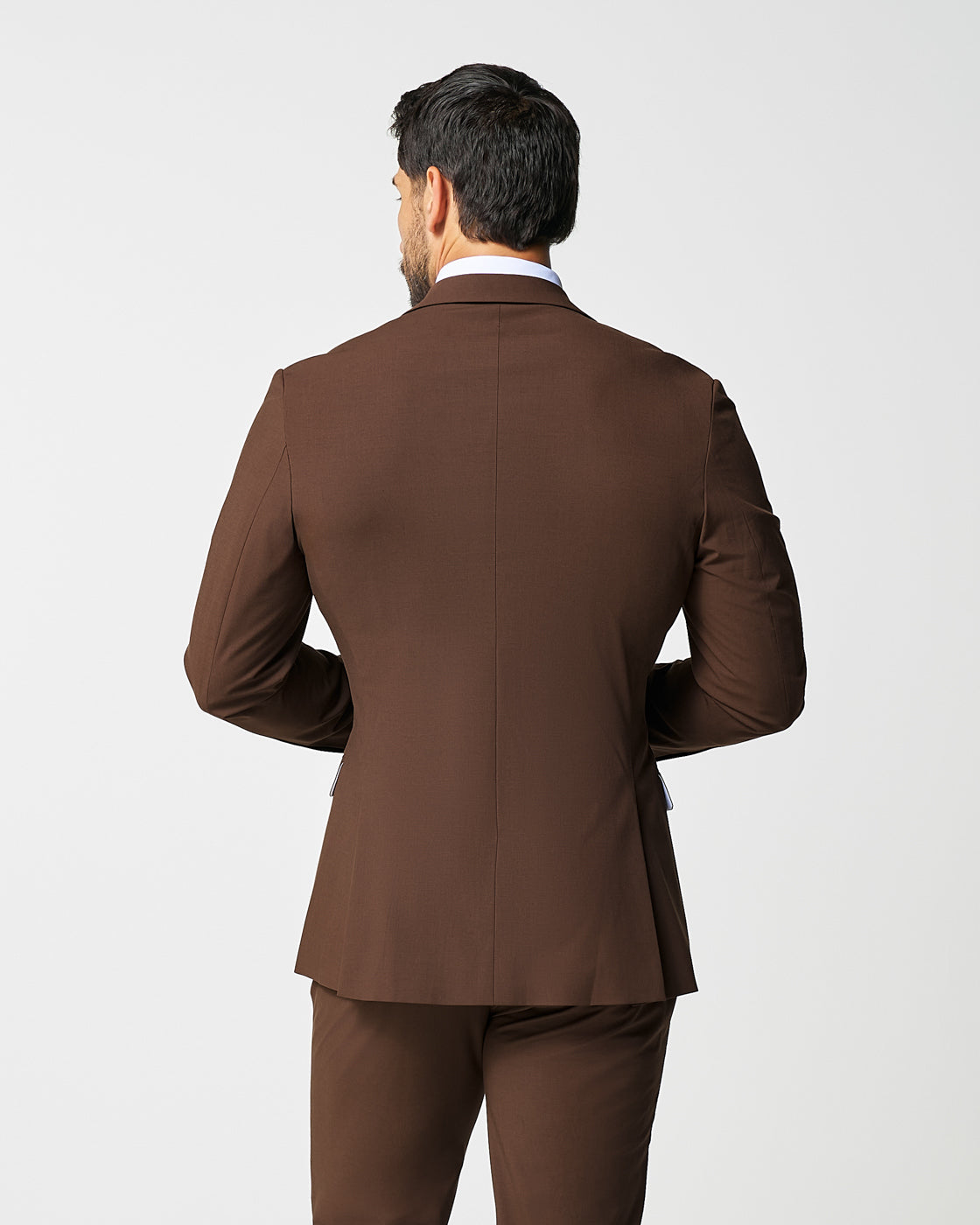 Athletic Fit Stretch Blazer - Lightweight Heathered Chocolate | State & Liberty Suits|Blazers