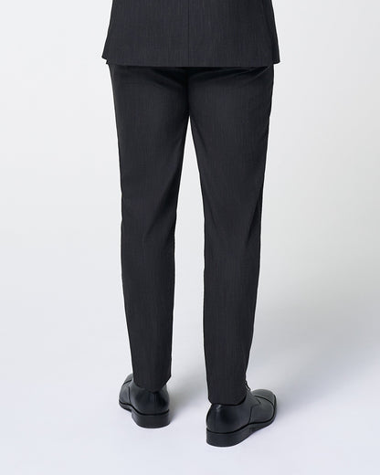 Athletic Fit Stretch Suit Pants - Heathered Charcoal | State & Liberty Suits|Bottoms