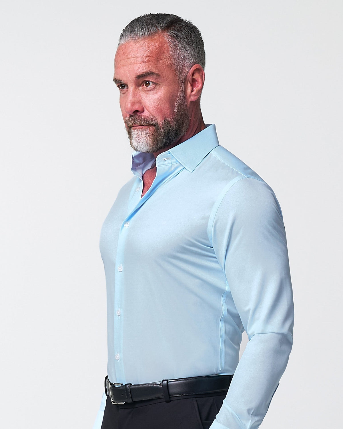"The Peter" Light Blue Weave | State & Liberty Dress Shirts