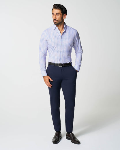 "The Baron" Purple and Blue Plaid | State & Liberty Dress Shirts