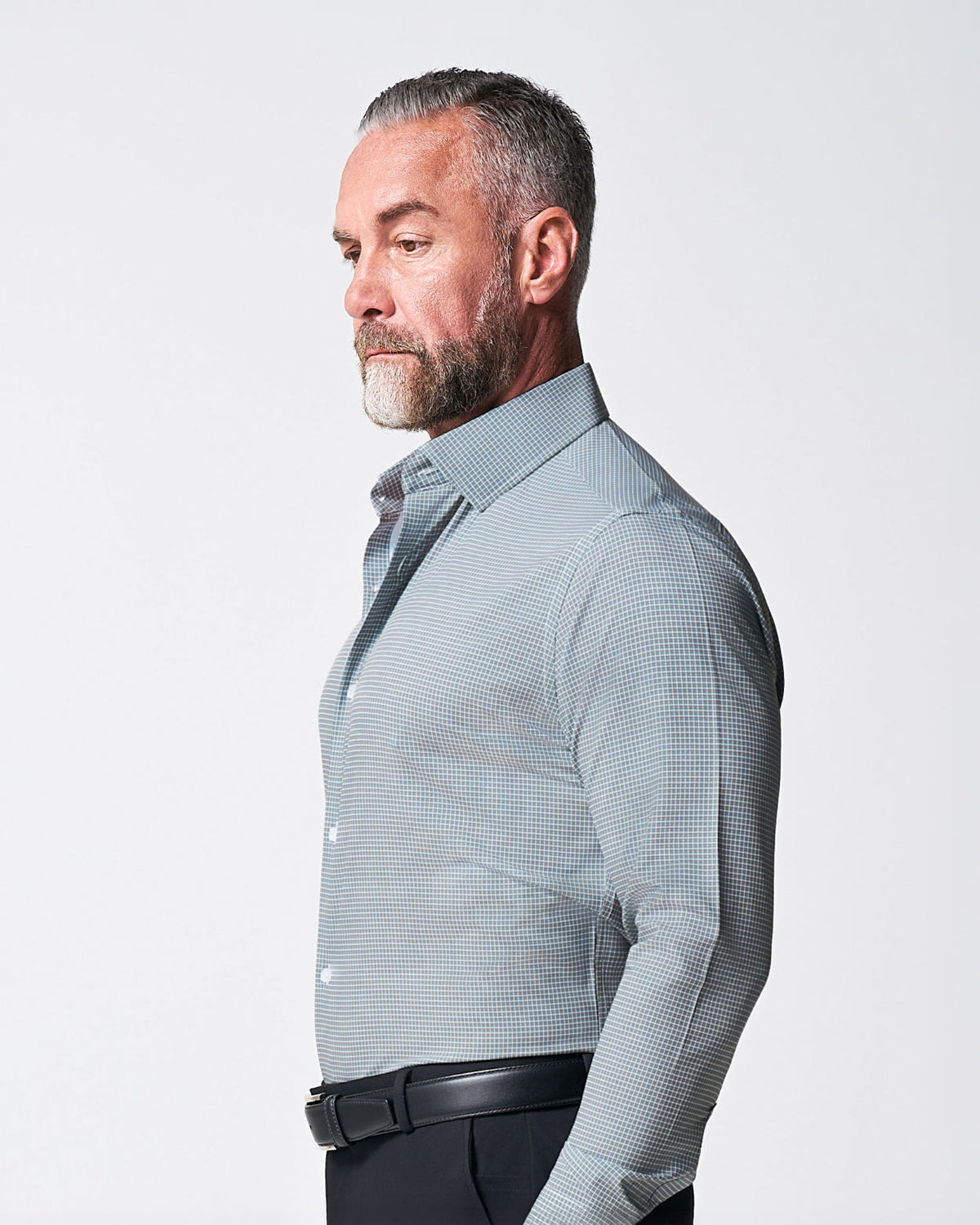 "The La Porta" Green, White, & Black Mini Double Check | State & Liberty Dress Shirts