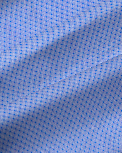 "The Morrison" Blue & White Mini Pattern | State & Liberty Dress Shirts