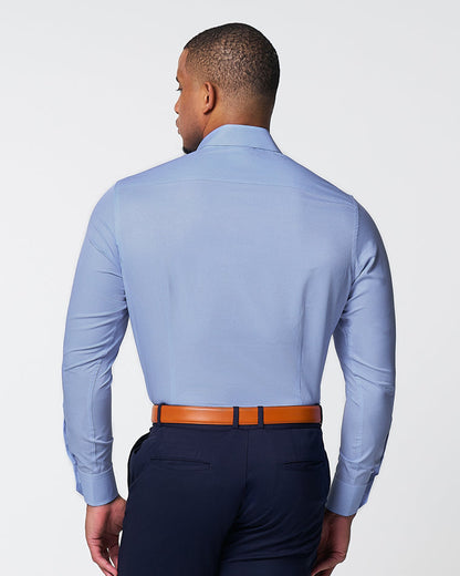 "The Morrison" Blue & White Mini Pattern | State & Liberty Dress Shirts