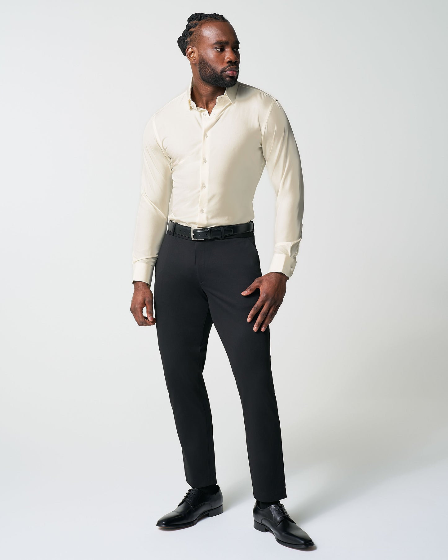 "The Cameron" Solid Ivory | State & Liberty Dress Shirts