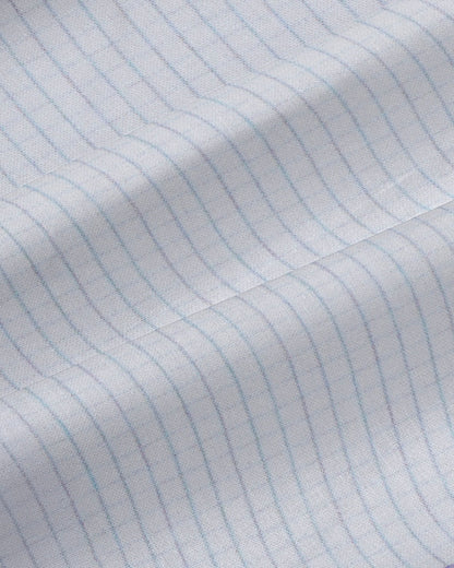 "The Watertown" White & Light Blue Mini Windowpane | State & Liberty Dress Shirts