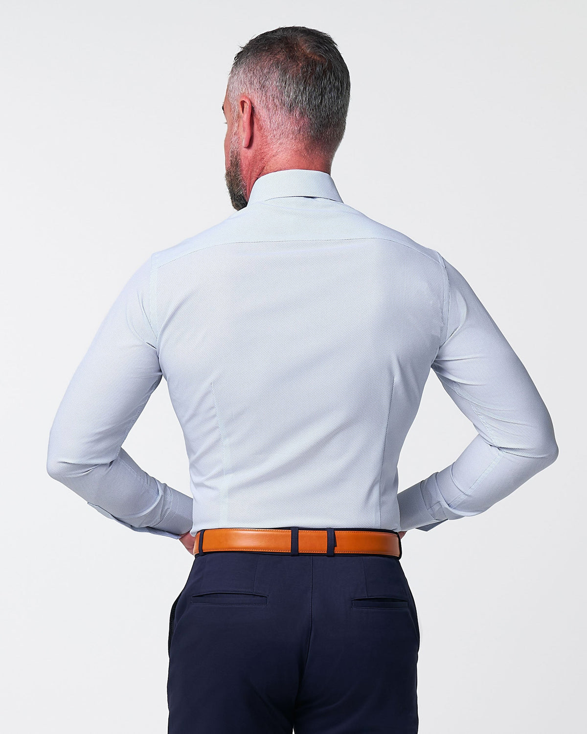 "The Jameson" Mini Navy Dot Print | State & Liberty Dress Shirts
