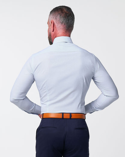 "The Jameson" Mini Navy Dot Print | State & Liberty Dress Shirts