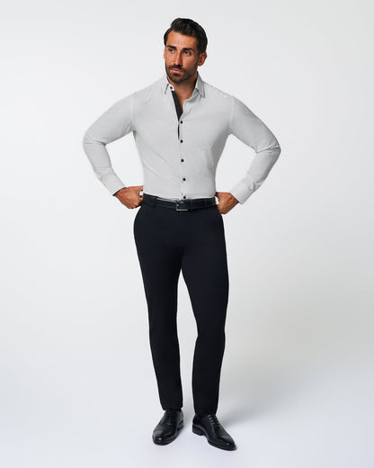 "The Tatar" White With Black Dots | State & Liberty Dress Shirts