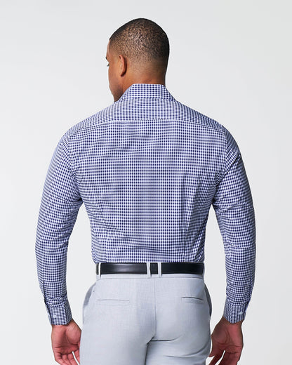 "The Rooney" Navy Gingham | State & Liberty Dress Shirts