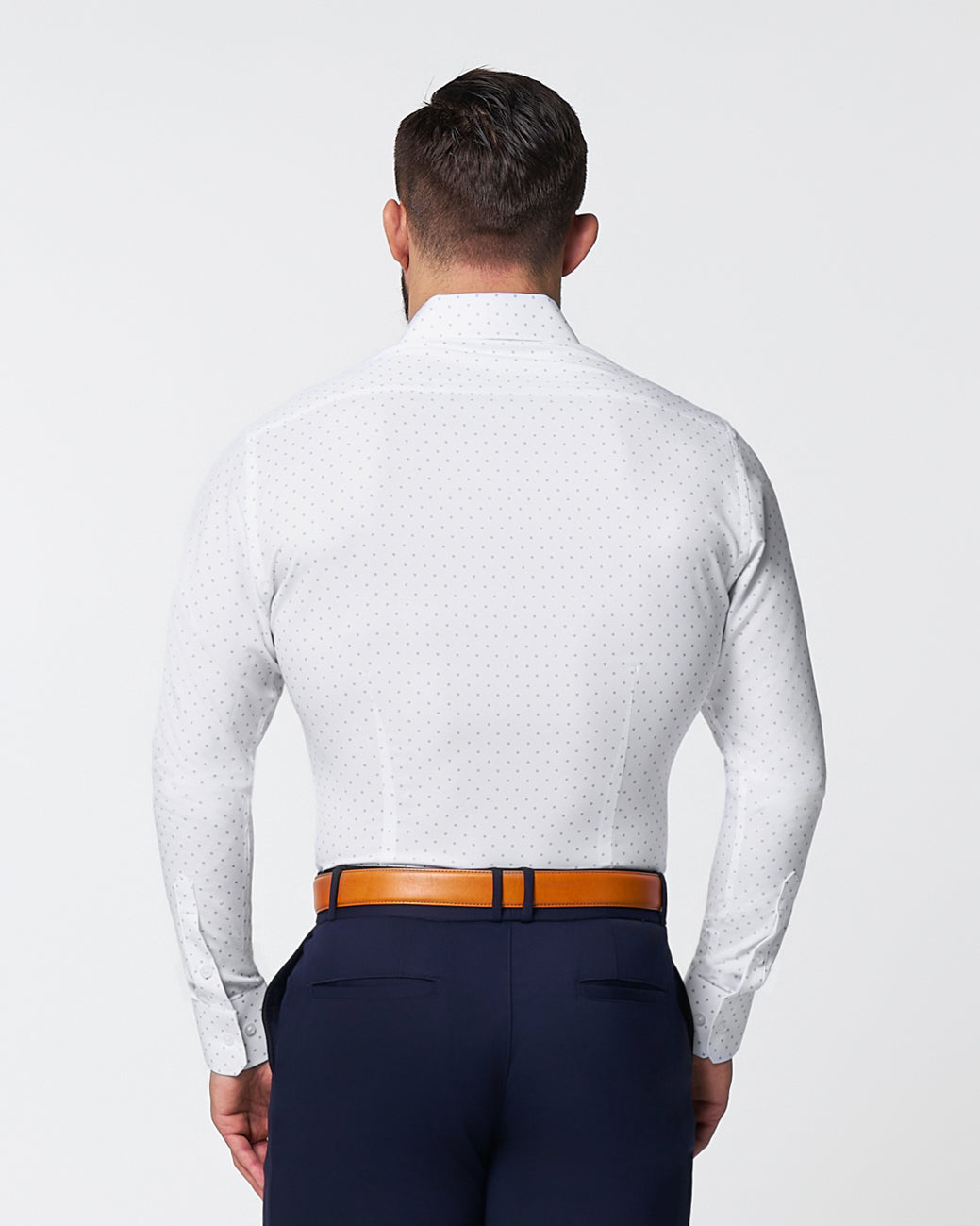 "The Ryder" Blue Plus Print | State & Liberty Dress Shirts