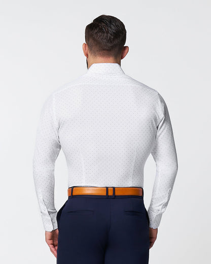 "The Ryder" Blue Plus Print | State & Liberty Dress Shirts