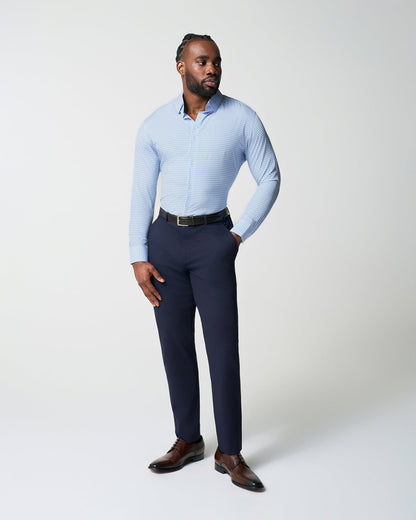 "The Mills" Light Blue Gingham | State & Liberty Dress Shirts
