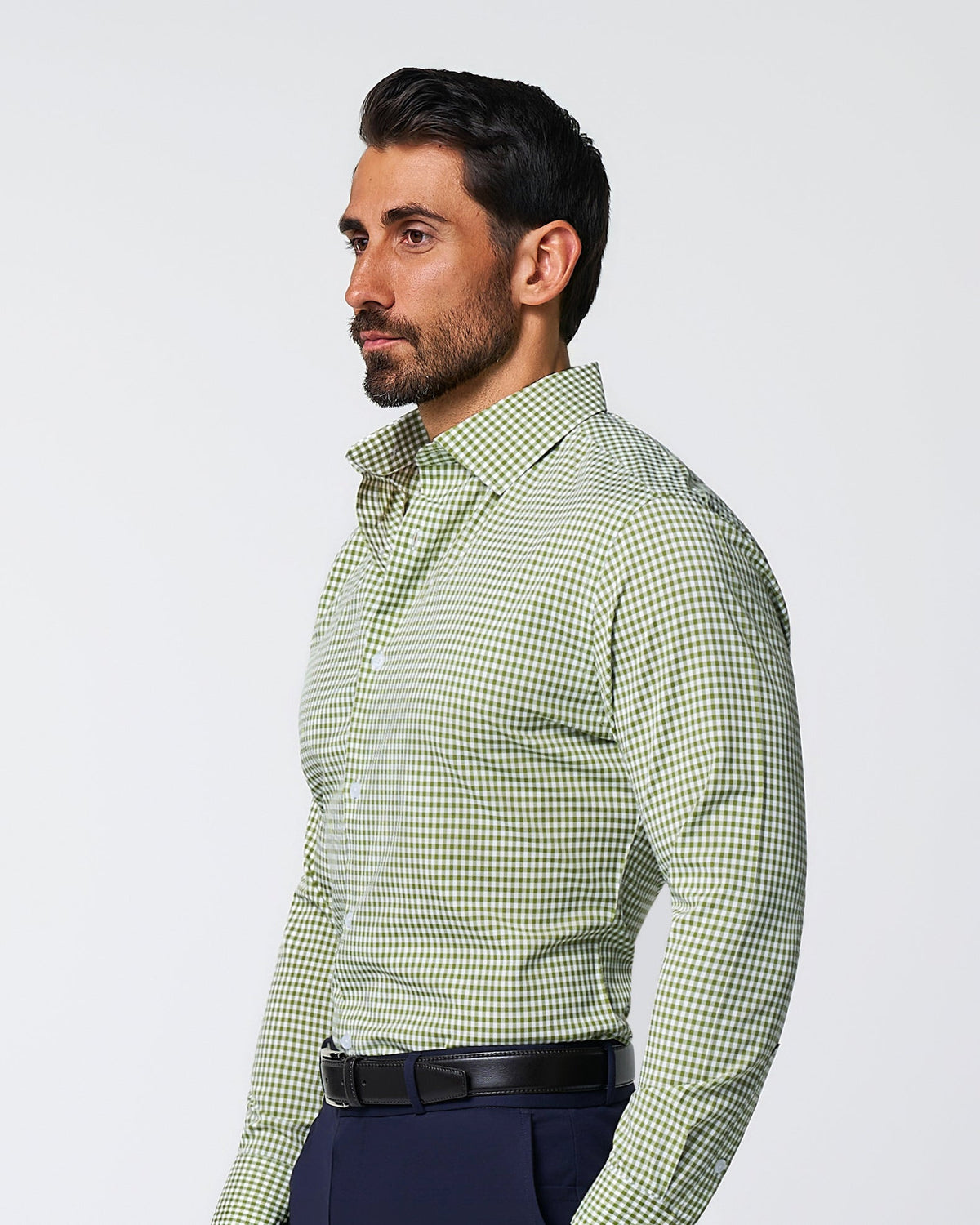 "The Dallas" Green Gingham | State & Liberty Dress Shirts