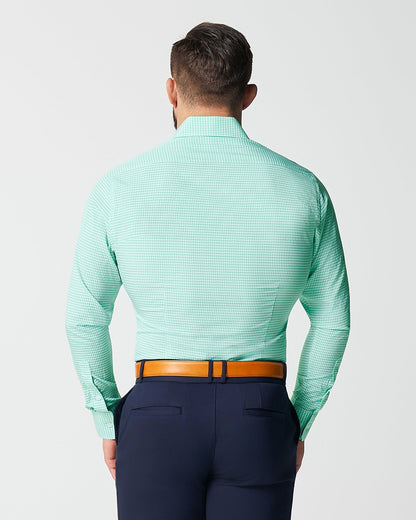 "The Charley" Mint Green Gingham | State & Liberty Dress Shirts