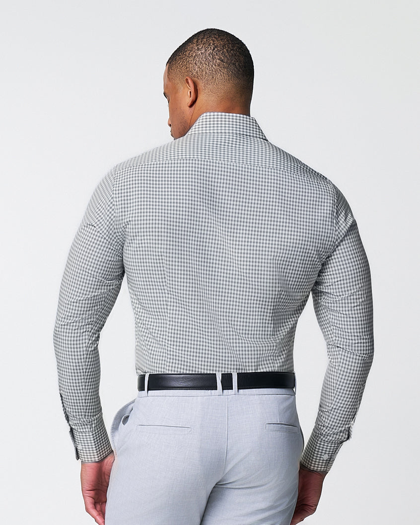 "The Chaney" Forest Green Gingham | State & Liberty Dress Shirts