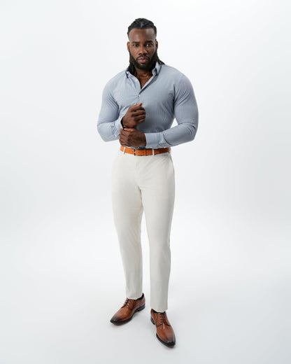 "The Hugo" Navy Pinstripe | State & Liberty Dress Shirts