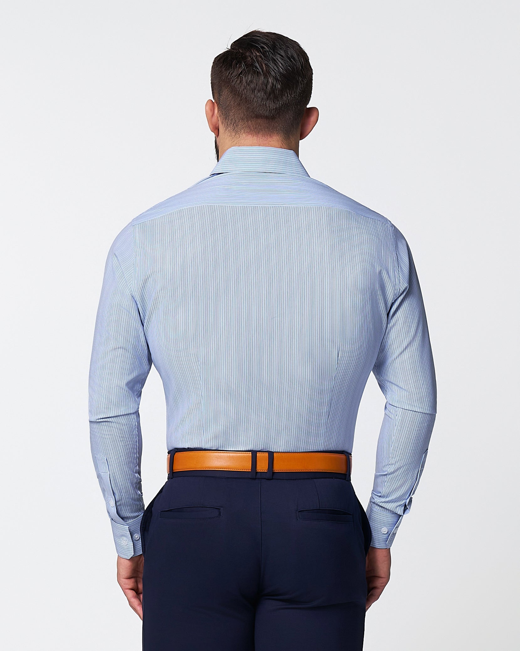 "The Bruce" Multicolor Pinstripe | State & Liberty Dress Shirts