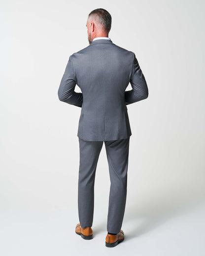 Athletic Fit Stretch Suit - Textured Cobalt | State & Liberty Suits