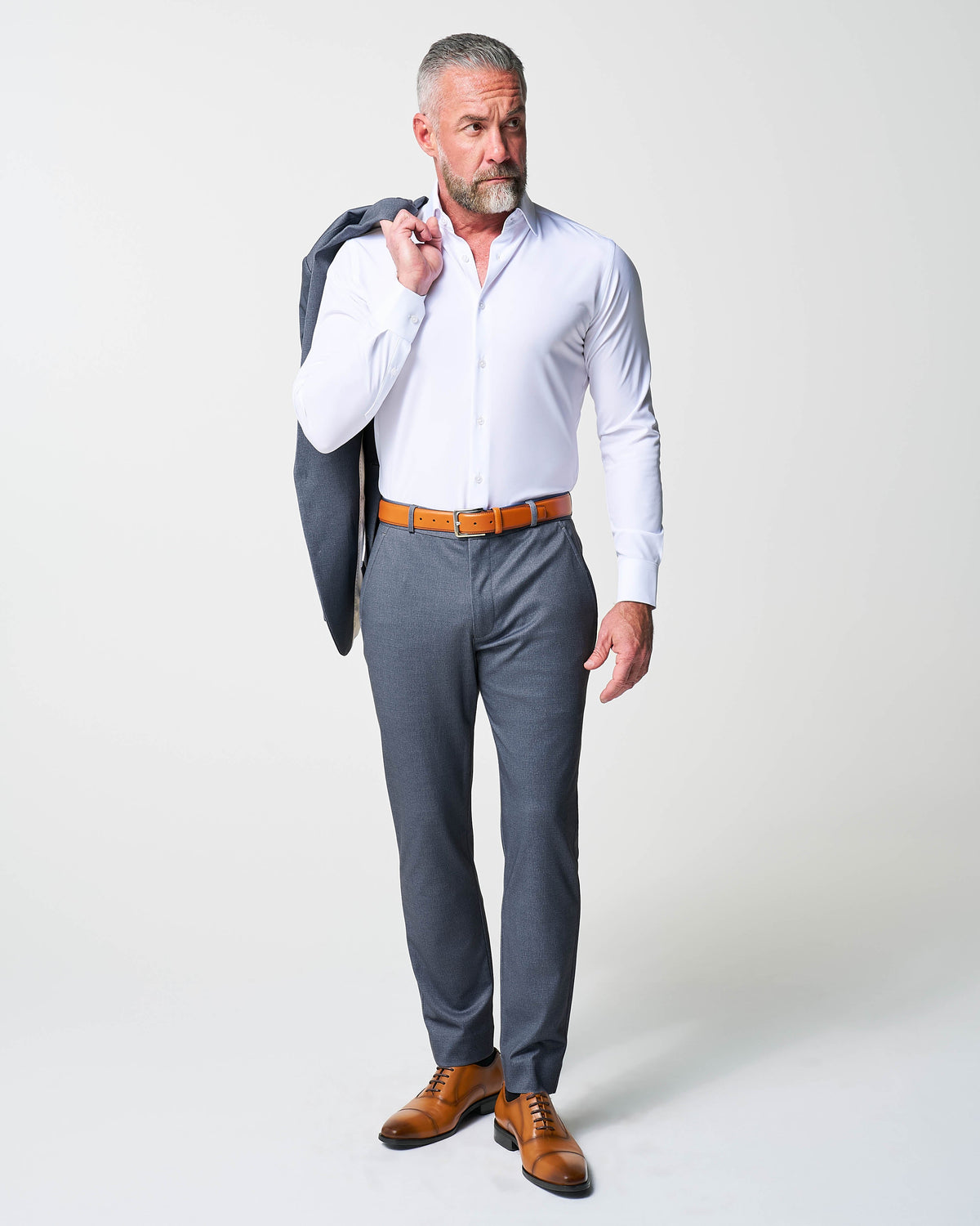 Athletic Fit Stretch Suit - Textured Cobalt | State & Liberty Suits