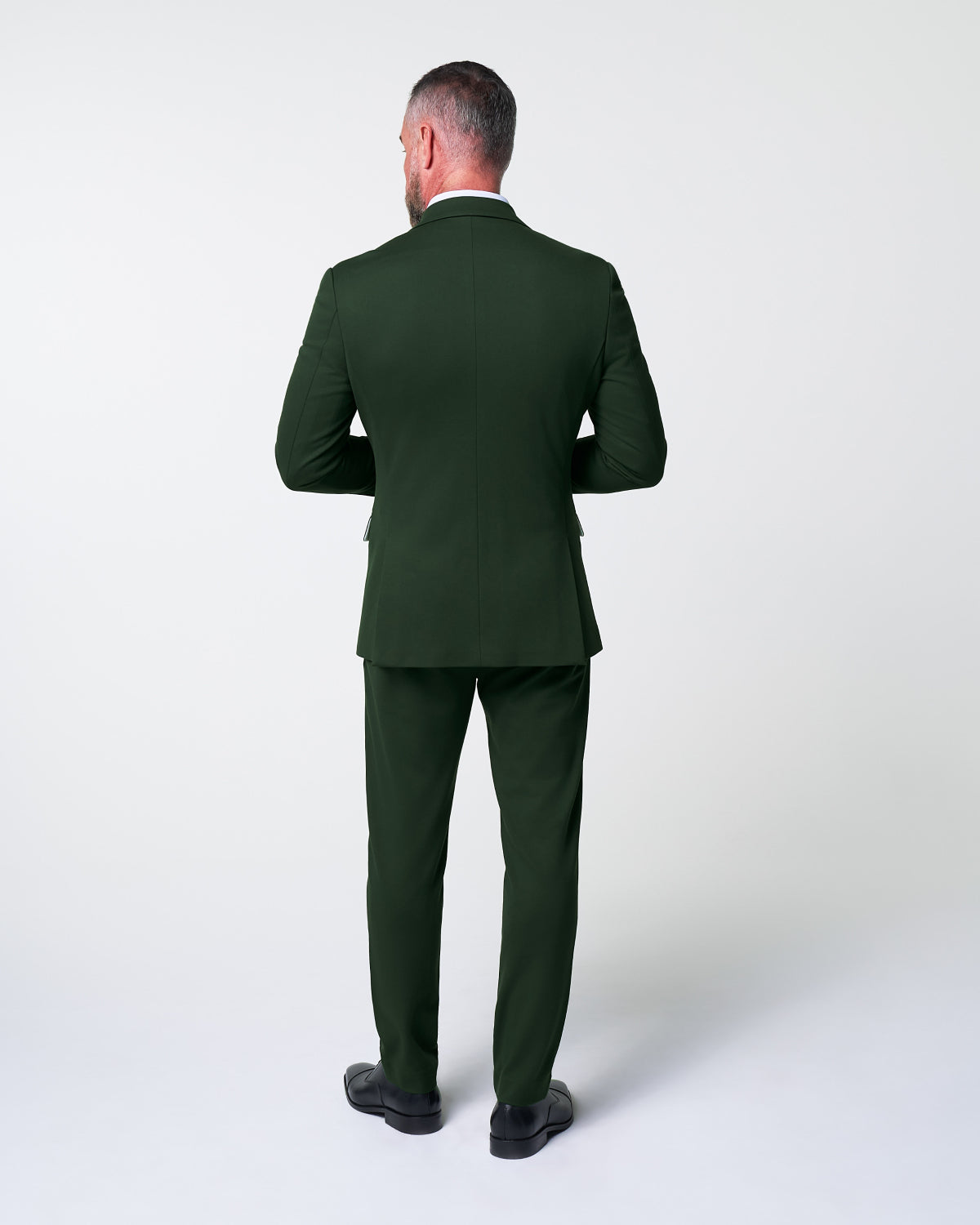 Athletic Fit Stretch Suit - Solid Pine | State & Liberty Suits