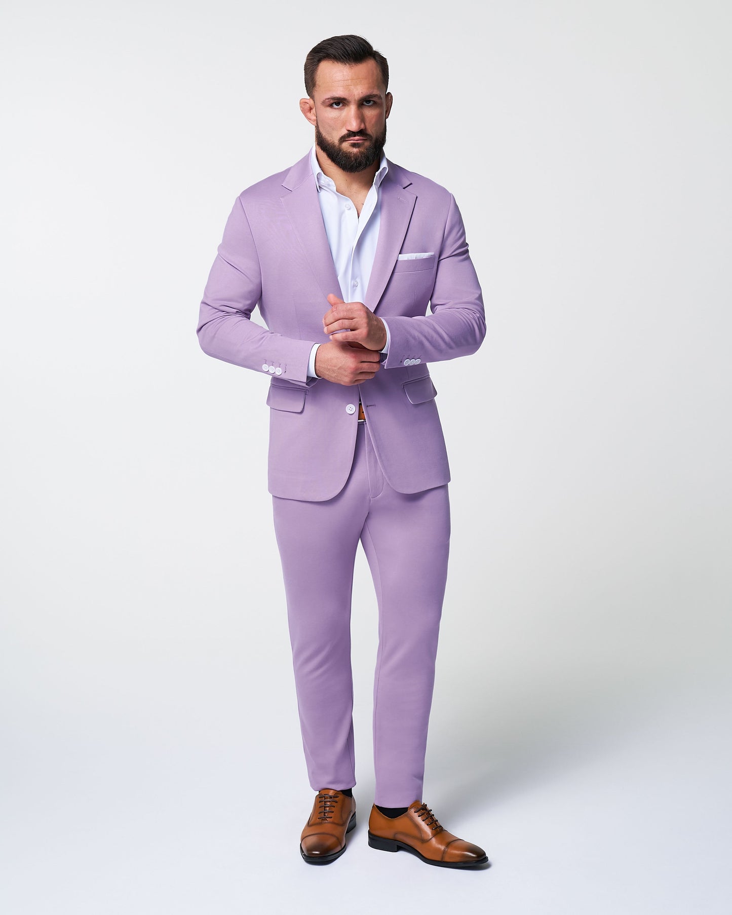 Athletic Fit Stretch Suit - Solid Royal Blue | State & Liberty Suits
