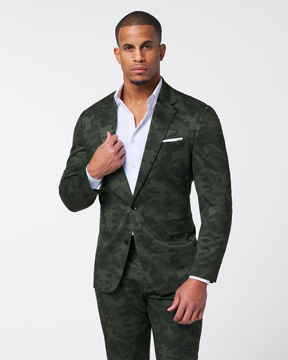 Athletic Fit Stretch Suit - Solid Royal Blue | State & Liberty Suits
