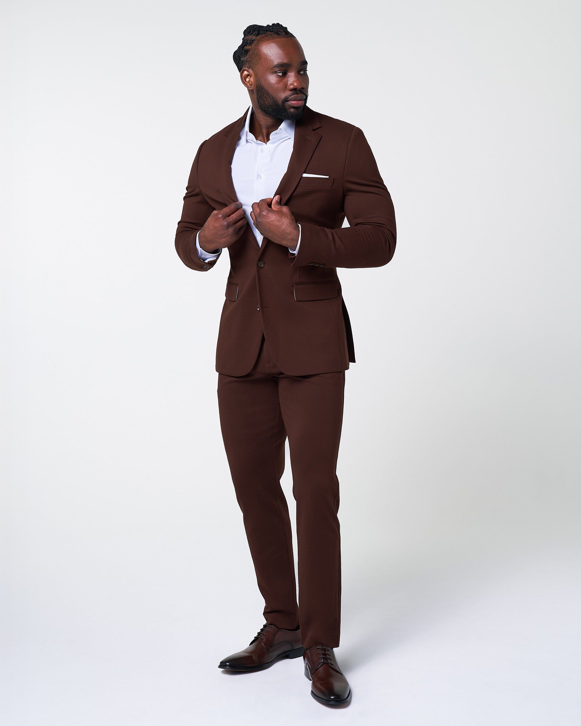 Athletic Fit Stretch Suit - Solid Royal Blue | State & Liberty Suits