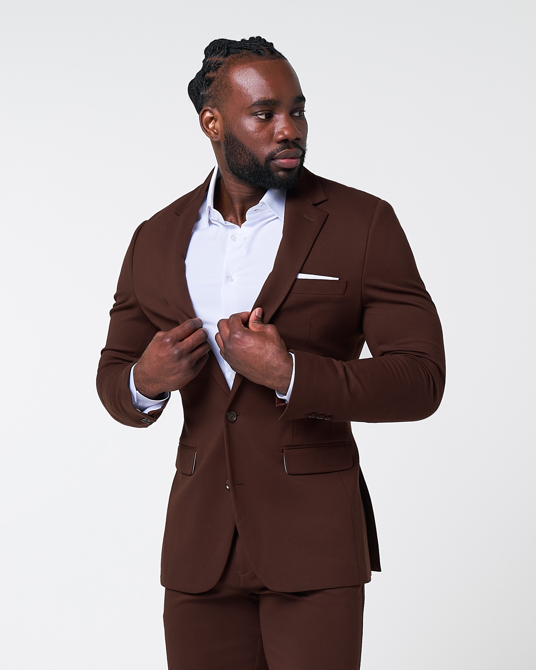 Athletic Fit Stretch Suit - Solid Royal Blue | State & Liberty Suits