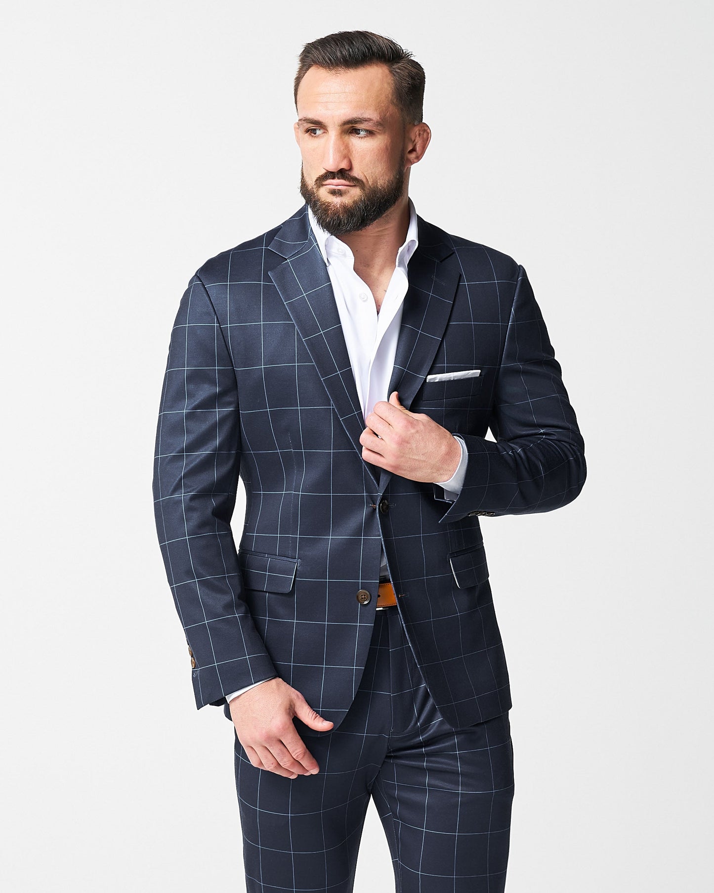 Athletic Fit Stretch Suit - Solid Royal Blue | State & Liberty Suits