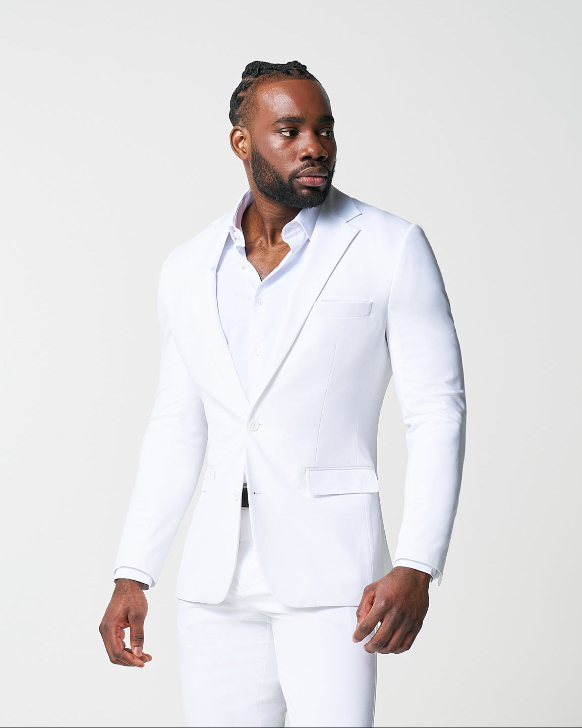 Athletic Fit Stretch Suit - Solid Royal Blue | State & Liberty Suits