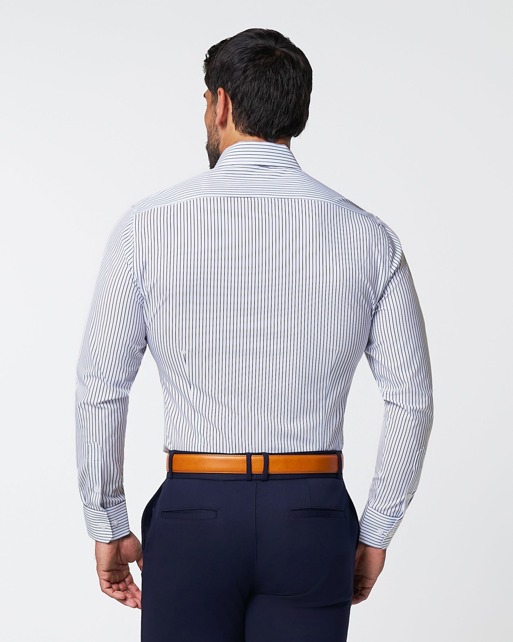 "The Hutton" Navy Pinstripe | State & Liberty Dress Shirts