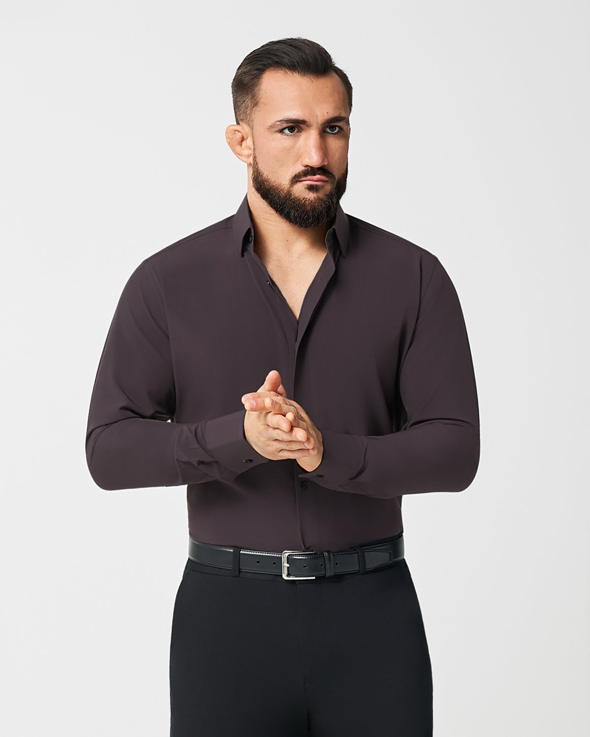"The Miller" Deep Plum | State & Liberty Dress Shirts