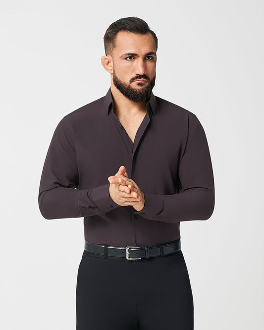 "The Miller" Deep Plum | State & Liberty Dress Shirts